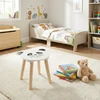 Home Styling Collection Medinė vaikiška taburetė SAFARI su gyvūnų motyvu, 28 cm