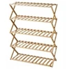 Home Styling Collection 5-tier shoe rack RONIV, 67 x 25 x 87 cm, bamboo