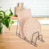 Home Styling Collection Indų dangčių ir lėkščių stovas 34,5 × 14 × 19 cm