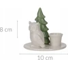 Home Styling Collection Keramikinė žvakių laikiklis su eglute, 8 cm