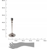 Home Styling Collection Dekoratyvinė žvakidė, metalinė, 23 cm