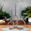 Home Styling Collection Žvakidė 24 cm Aliuminis Auksinis