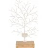 Home Styling Collection Žvakės laikiklis, medžio formos, metalinis, 32 x 22 cm