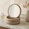 Home Styling Collection Papuošalų dėžutė su veidrodėliu, 17,5 x 17,5 x 9 cm