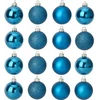 Home Styling Collection Mėlyna Kalėdiniai stikliniai žaisliukai Ø 8 cm, 16 vnt., mėlyni