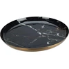 Home Styling Collection Dekoratyvinė lėkštė, juodas marmuras, 28 cm