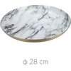 Home Styling Collection Dekoratyvinė lėkštė, baltas marmuras