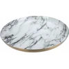 Home Styling Collection Dekoratyvinė lėkštė, baltas marmuras