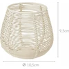 Home Styling Collection Žvakės laikiklis, metalinis, 10 x 9 cm