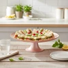 Home Styling Collection Stiklinis tortų stovas 28 cm - Rožinis
