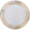Home Styling Collection Skaidri apatinė plokštė su aukso dekoru, Ø 33 cm