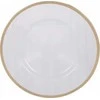 Home Styling Collection Skaidri apatinė plokštė su aukso dekoru, Ø 33 cm