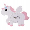 Home Styling Collection Unicorn Vienaragis sieninis laikrodis iš MDF, 30 x 24 cm