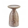 Mondex Since 1986R Namų stiliaus kolekcija YARINE BEIGE Świecznik 10,5x8,5x16,5 cm