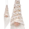 Home Styling Collection Kalėdinis baltas pakabukas su blizgučiais