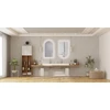 Lustro Homede MIRR MASTERJERO WITH LIGHT LED SEMI-OVAL