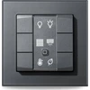 HomeMatic IP Homematic IP sieninis jungiklis - 6 dalių, antracitinis