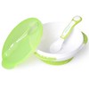 Homla Kidsme bowl with suction cup lid and thermo spoon Lime from 9 months 9832LI