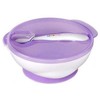 Homla Kidsme bowl with suction cup lid and thermo spoon Lavender from 9 months 9832LA