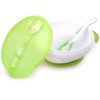 Homla Kidsme bowl with suction cup lid and thermo spoon Lime from 9 months 9832LI