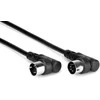 Hosa - 3m kampinis MIDI laidas, juodas