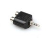 Hosa - Adapteris 2x RCA lizdas - 3,5 mm TRS kištukas