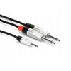 Hosa - Kabelis PRO TRS 3.5mm - 2 x TS 6.35mm 3m