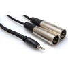 Kabelis Hosa Jack 3.5mm - XLR x2 3m sidabrinė (CYX-403M)