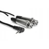 Hosa - Kabelis TRS R 3.5mm - 2 x XLRf 0.6m