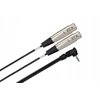 Hosa - Kabelis TRS R 3.5mm - 2 x XLRf 0.6m