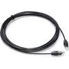 „Hosa Toslink“ laidas – „Toslink“ 0,91 m juodas (OPT-103)