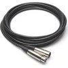 Hosa XLR – XLR 7,6 m juodas kabelis (MCL-125)