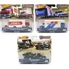 Mattel HOT WHEELS automodeliukų rinkinys – vilkikas ir lenktyninis automobilis (FLF56)