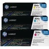 Hewlett Packard (HP) Toneris HP 304A CMY originalus rinkinys (CF372AM)