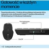 Klaviatūra HP 725 Įkraunamas belaidis klaviatūros ir pelės rinkinys, skirtas įvairiems įrenginiams, pilno dydžio (100 %), belaidis, radijo dažnių belaidis ryšys + „Bluetooth“, žirklinis jungiklis, juodas, pelė pridėta