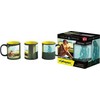 „Cenega Heat Reveal“ puodelis „Good Loot Cyberpunk 2077 Game Art Chronicles“ – V ir Edward Hopper 450 ml Juodas, Geltona