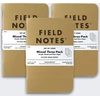 HP Notes Field Notes Original Kraft Mix 3 pak