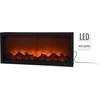 Home Styling Collection Elektrinis židinys LED 57x25 cm juodas