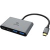 AKASA šakotuvas USB-C su 2x C tipo + 2x A tipo USB 3.2