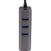 Akyga šakotuvas AK-AD-66 USB Type C skirtas 3x USB 3.0 su tinklo kortele 10/100/1000 15cm