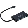 USB-C šakotuvas Akyga AK-AD-52 (4xUSB) juodas