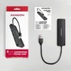 AXAGON Travel keturių prievadų USB-A 5Gbps šakotuvas | HUE-C1A