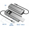 HUB USB Bounn Hub 6in1 sata disko vieta