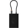 Baseus PioneerJoy 8 viename USB-C šakotuvas HDMI 4K@60Hz + HDMI 4K@30Hz + DisplayPort 8K@30Hz + VGA + 2 x USB-A 3.0 + 2 x USB-C - pilkos spalvos