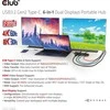 HUB USB Club 3D Club 3D dokumetas USB-C 3.2 Gen1 6in1 Hub 1x USB-C Video 4K60Hz, 1x HDMI 4K60Hz, 2x USB-A, USB-C PD 100W, RJ45