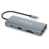 Conceptronic DONN06G doko stotelė Przewodowa USB 3.2 Gen 1 (3.1 Gen 1) Type-C Pilka