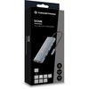 Conceptronic DONN06G doko stotelė Przewodowa USB 3.2 Gen 1 (3.1 Gen 1) Type-C Pilka