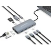Conceptronic DONN06G doko stotelė Przewodowa USB 3.2 Gen 1 (3.1 Gen 1) Type-C Pilka