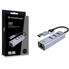 Carruzzo Conceptronic ABBY25G knyginių kompiuterių dokas / jungčių replikatorius Vielinis USB 3.2 Gen 1 (3.1 Gen 1) Type-A + Type-C Pilka