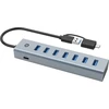 USB ŠAKOTUVAS „Conceptronic“ „Conceptronic HUBBIES21G“ koncentratorius USB 3.2 Gen 1 (3.1 Gen 1) A tipo 5000 Mbit/s Pilka